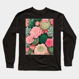 Enchanted Blooms pattern Long Sleeve T-Shirt